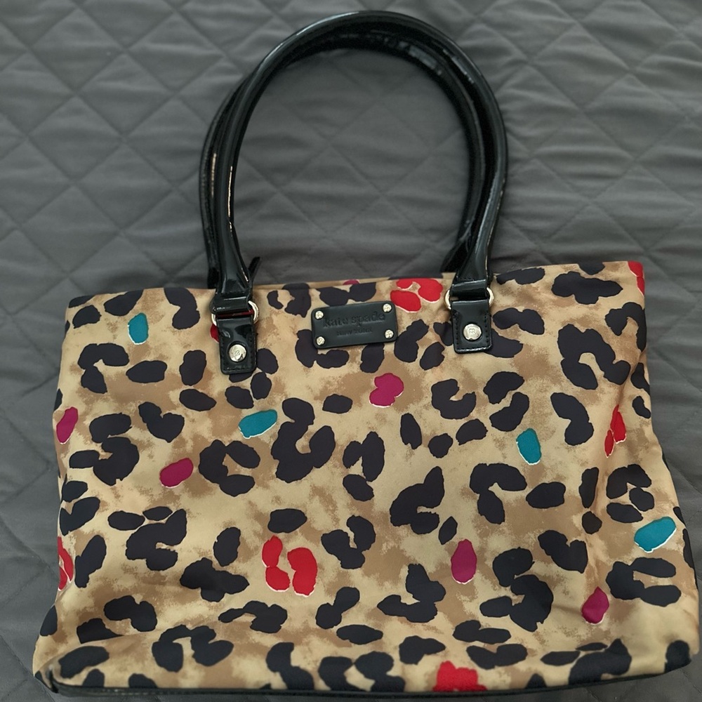 Kate spade leopard shoulder bag